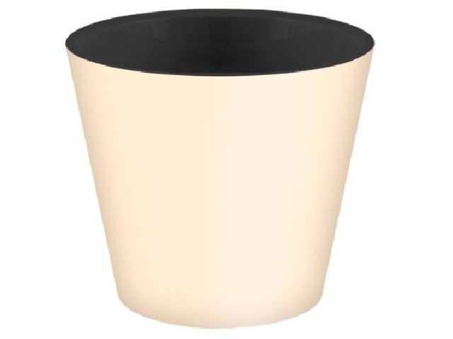 Горшок для цветов Rosemary D200 мм, 4л с дренажной вставкой (светло-бежевый)